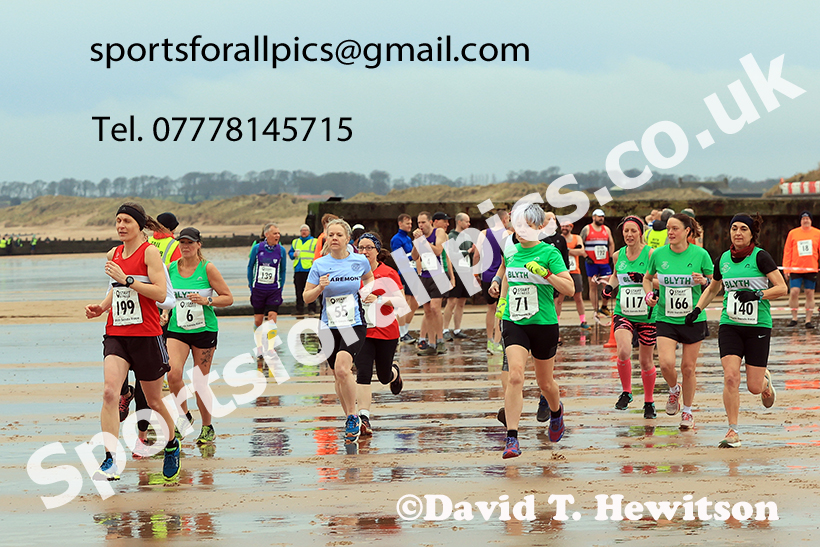 The 2024 Blyth Beach Run, Northumberland.   Photo: David T. Hewitson/Sports for All Pics